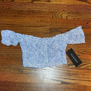 Olivaceous size S crop top